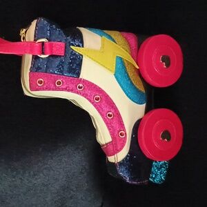 Betsy Johnson Roller Skate Cross Body Handbag